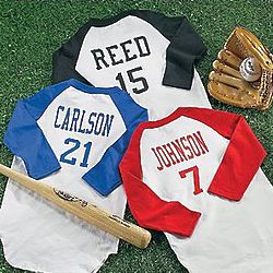 Personalized Blue Youth Baseball Jersey