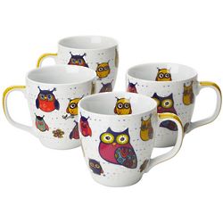 Owl Coffee Mug Set