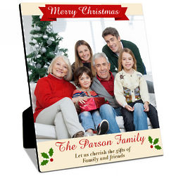 Merry Christmas Family Photo Panel