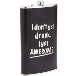I Get Awesome 64 Ounce Flask