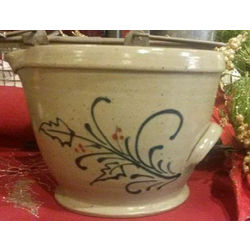 Holiday Traditions Pottery Batter Bowl
