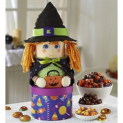 Happy Halloween Witch Tower of Sweets