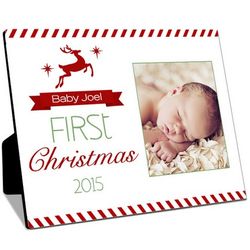 Baby's First Christmas Table-Top Photo Panel