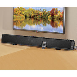 37" Bluetooth Sound Bar with Built-In Subwoofers