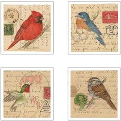 Birds on Letters Coasters
