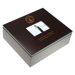 Personalized US Air Force Treasure Box with Photo Frame
