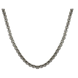 Men's Stainless Steel Box Link Chain Necklace