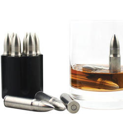 Bullet Shaped Whiskey Chillers with Holder