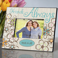 Personalized Everlasting Flower Friends Picture Frame