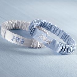 Personalized Silk Charmeuse Garter