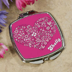 Love Personalized Compact Mirror
