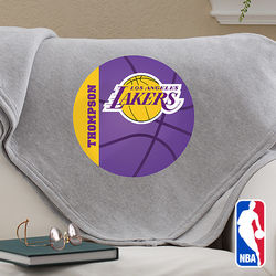 Personalized NBA Sweatshirt Blanket