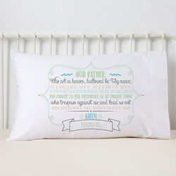 Our Father Prayer Personalized Pillowcase