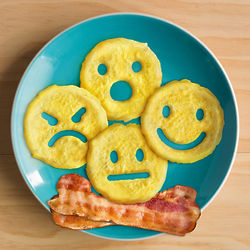 Crack a Smile Emoji Pancake and Egg Mold