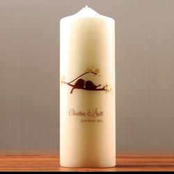 Personalized Love Birds Unity Candle