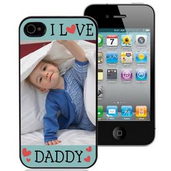 I Love Daddy Photo iPhone Case