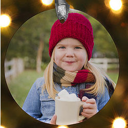 Two Sided Photo Memories Personalized Ornament