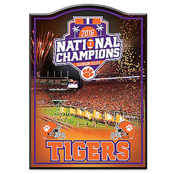 Clemson Tigers 2016 National Champions Wall Decor