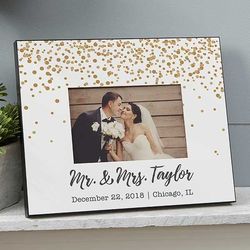 Personalized Sparkling Love Wedding Picture Frame