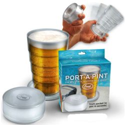 Port-a-Pint Collapsible Beer Glass