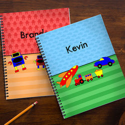 Just for Him Personalized Large Notebooks
