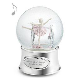 Ballerina Musical Snow Globe