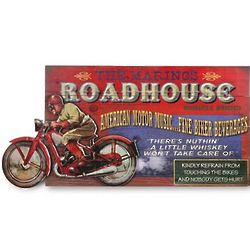 Personalized 47" Roadhouse Motorbike Sign