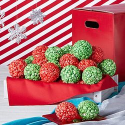 Simply Red Holiday Popcorn Ball Gift Box
