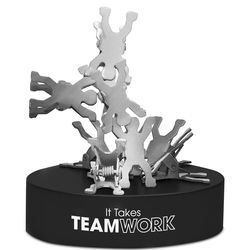Teamwork Magnetic Clip Holder with Figure Clips