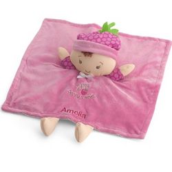 Embroidered Berry Doll Blankie