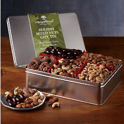 Deluxe Holiday Mixed Nuts Gift Tin