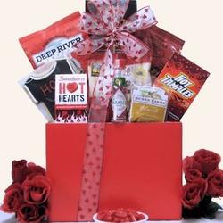 Valentine's Day Hot and Spicy Gourmet Gift Basket