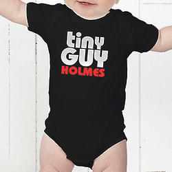 Little Guy's Personalized Father and Son Baby Bodysuit