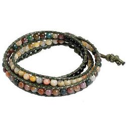 The Season Multi-gemstone Wrap Bracelet