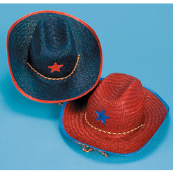 Child's Patriotic Cowboy Hats with Star