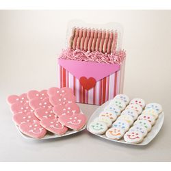 Hearts and Smiles Cookies Gift Box