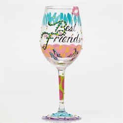 Best Friends Always Wine Glass