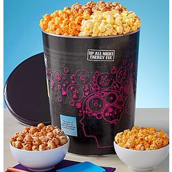 Up All Night Popcorn Tin