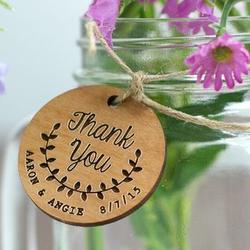 Thank You Wood Favor Tags