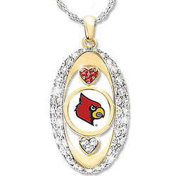 For the Love of the Game Louisville Cardinals Swarovski Pendant