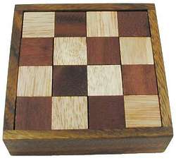 Devil's Chess Wooden Brain Teaser Puzzle
