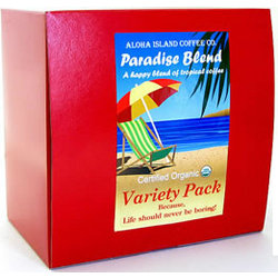 Aloha Island Variety Pack Coffee Pod Box