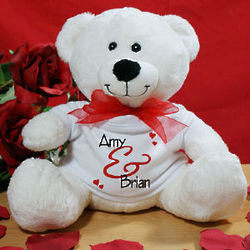Personalized Valentine Teddy Bear