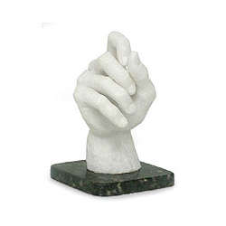 The Creator's Hand Marble Resin Sculpture