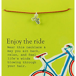 Bicycle Wish Necklace