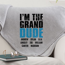 Granddude Personalized Sweatshirt Blanket