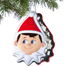 Elf on the Shelf Hanging Candy Tin