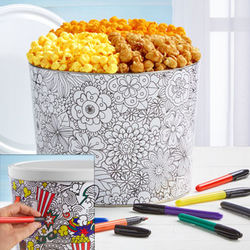 Creative Color 2 Gallon Popcorn Gift Tin