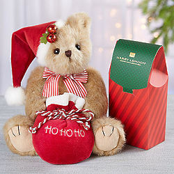 Bearington Jolly Jingles Teddy Bear and Chocolate Gift Set