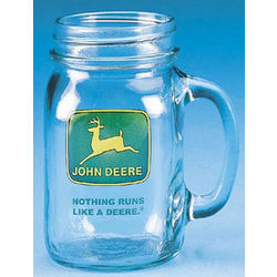 John Deere Famous Quote Drinking Jar